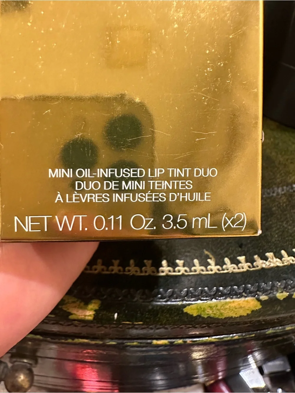 NARS MINI OIL-INFUSED LIP TINT DUO SOLSTICE/BEAUSOLEIL